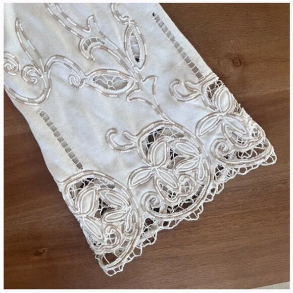 NWT Anthropologie Textured Eyelet Twofer Sweater Vest Top - Picture 7 of 11